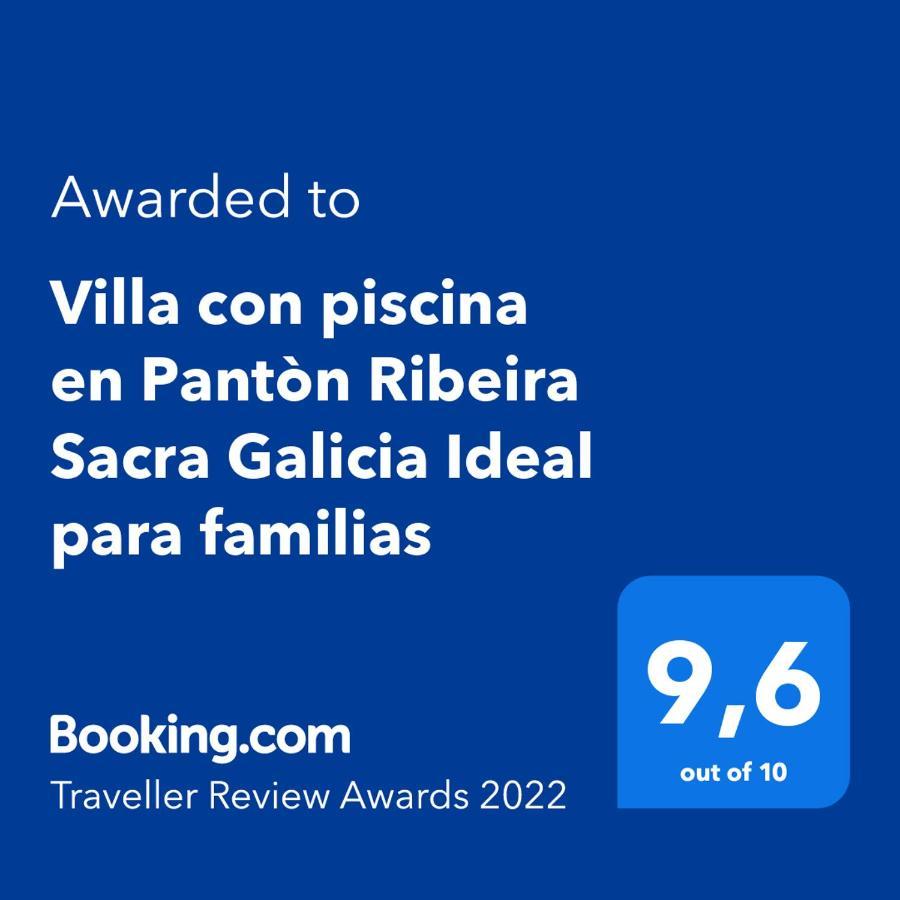 Villa Con Piscina En Panton Ribeira Sacra Galicia Ideal Para Familias Eksteriør billede